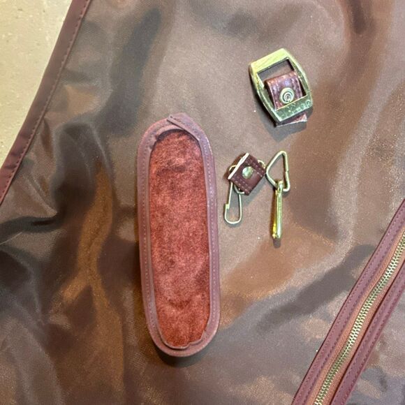 Royalton Men's Brown Trim Folding Suit Garment Bag One Size - Picture 10 of 10